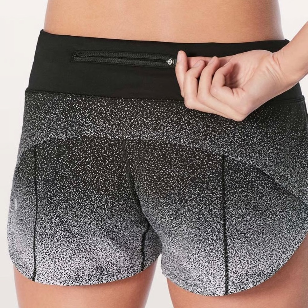 Rare Lululemon ombré speed up shorts